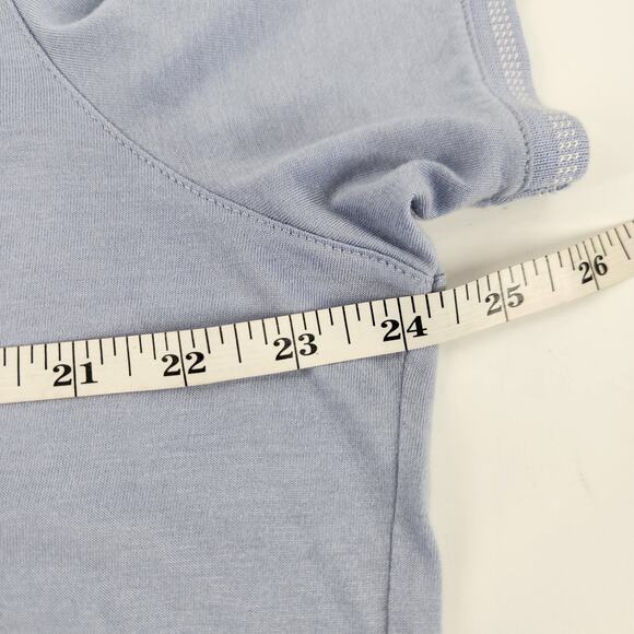 Ted Baker Classic Pocket Polo Shirt Mens 6/ XXL Blue Preppy Luxe Casual - Picture 7 of 8